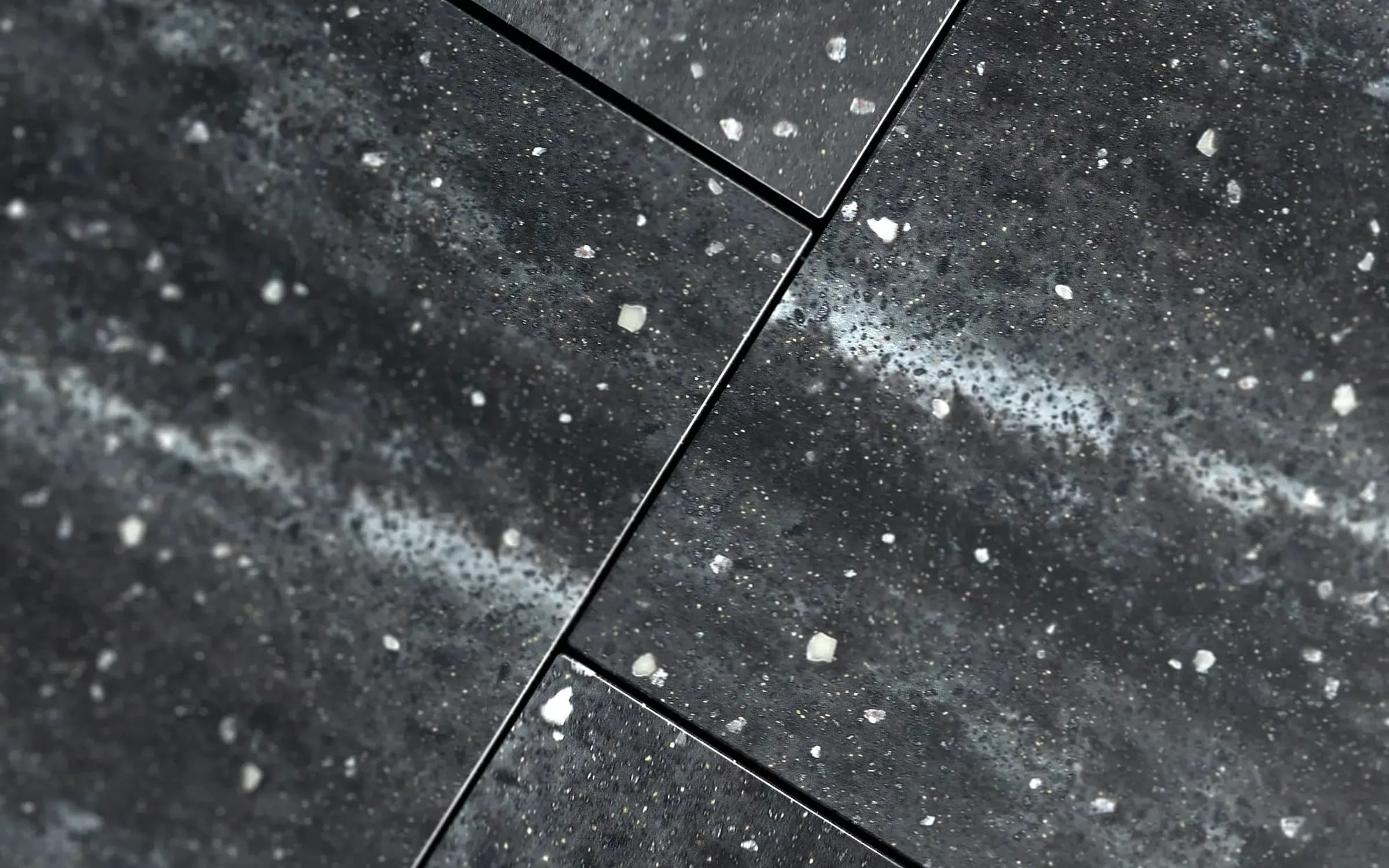 Galaxy material sample