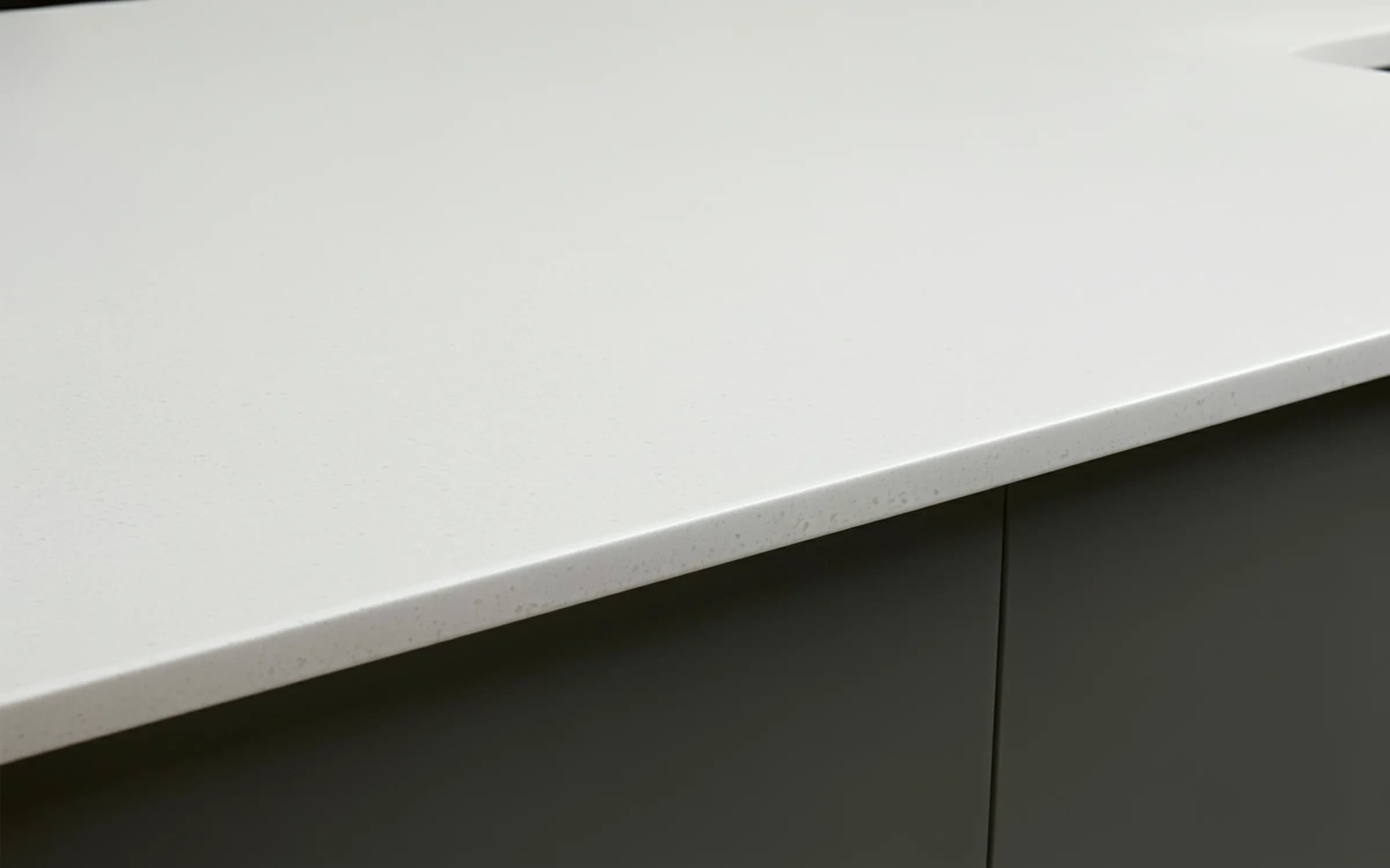 Glacier White solid-surface — Rooftop Bar Surround