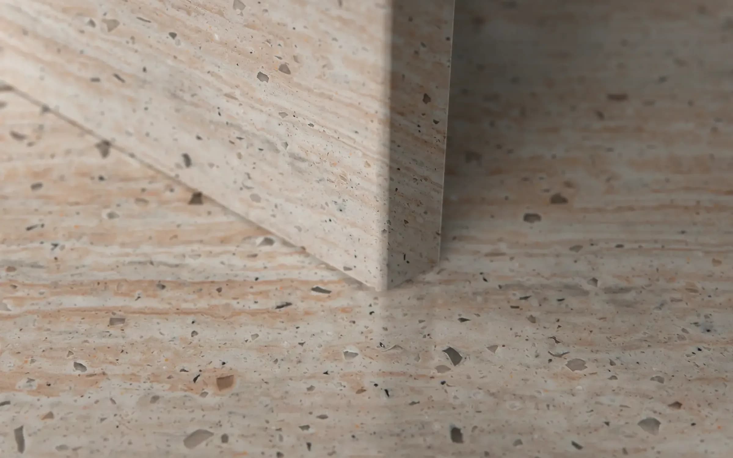 Naturale solid-surface — Fashion Flagship Fitting Room